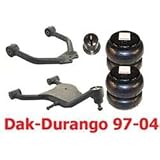 1997-2004 DODGE DAKOTA Upper and Lower Control Arms with Bags and Mounts (Set) by Airbagit