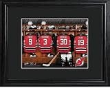 New Jersey Devils Personalized NHL Locker Room Print with Wood Frame