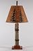Leather Wrapped Twigs Table Lamp