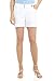 Rekucci Women's Ease into Comfort Stretchable Pull-On 5 inch Slimming Tab Short (10, White)