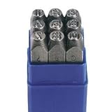 0-9 NUMBER STAMP SET 3/16