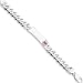 Sterling Silver Medical ID Bracelet, Curb Chain