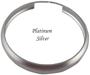 New Fashion Silver Aluminum Smart Key Fob Ring Rim Trim Cover Replacement for Mini Cooper