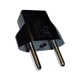 HQRP International American to European (USA to EUR) Outlet Travel Plug Adapter