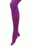 80デニール ヒップ立体編み 国産カラータイツ[CODE:0022046] アメジスト M-L