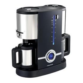 Morphy Richards 47064 Latitude Filter Coffee Maker with Frother and 24-Hour Timer (Black)