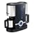 Morphy Richards 47064 Latitude Filter Coffee Maker with Frother & 24-Hour Timer (Black)