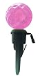 Pack of 12 Pink LED G12 Berry Replacement Christmas Light Bulbs - Green Husk