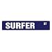 SURFER - Street Sign - surf board surfboard wax shorts boardshorts bathingsuits swimwear beach summer