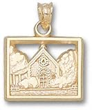 Marquette Golden Eagles Solid 10K Gold Joan Of Arc Chapel Pendant
