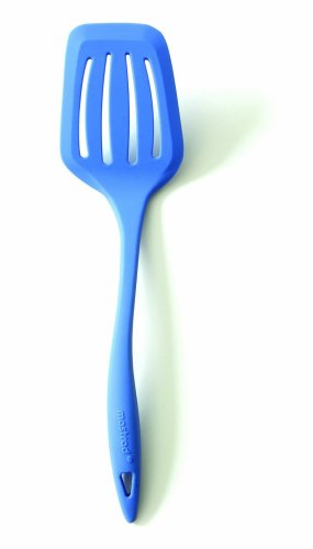 Mastrad 99151 Orka Voll- Silikon Pfannenwender, blau