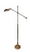 POLISHED OLD ENGLISH PHARMACY Floor Lamp W/ ADJUSTABLE HEIGHT