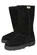 Bearpaw Dream 10 Shearling Boots Womens 6 - Black