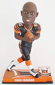 Cincinnati Bengals Chad Johnson Forever Collectibles On Field Bobble Head