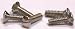 1/4-20 X 2 1/2 Machine Screws / Slotted / Oval Head / 18-8 Stainless Steel / 500 Pc. Carton