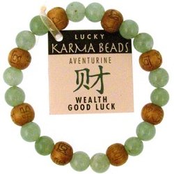Zorbitz Inc. - Lucky Karma Bracelet with Aventurine for Wealth & Good Luck