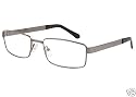 Suitable For Prescription Lenses - Fashion Accessories  Mens Earl Clear Lens Glasses - Made From Durable Stainless Steel With Flexible, Spring Loaded Hinges. Comes with Hard Case \ Cleaning cloth and Cord