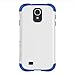 Ballistic Aspira Case for Samsung Galaxy S4 - Retail Packaging - White/Blue