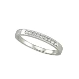 14K White Gold Diamond Wedding/Anniversary Band - 0.14 Ct.