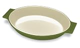 Review Cuisinart CCB20-36GR / Cuisinart Chef's Classic Ceramic Bakeware 14-Inch Open Oval Baker, Olive Green
