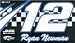 Ryan Newman #12 Car Flag w Wall Brackett Set Of 2