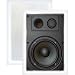 8" Two Way in Wall Enclosed Speaker System W/ Directional Tweeter - 400-Watts