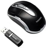 Toshiba USB Wireless RF Optical Mouse - Silver (PA3572U-1ETA)