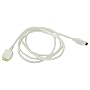 Power Acoustik 4-Foot Connection Cable for iPod (White)