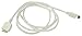 Power Acoustik 4-Foot Connection Cable for iPod (White)