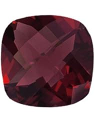 8.57 Cts of 12x12 mm Cushion Checker Board Loose Garnet (1 pcs ) Gemstone