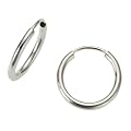 Zeeme - 071210052 - Boucles d'Oreilles Femme - Argent 925/1000 -  0.45 Gr - 13mm
