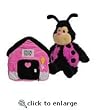 Happy Nappers Bungalow to Ladybug 21" Plush Pillow Play Pal Pets