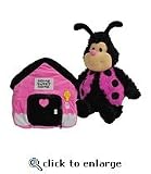 Happy Nappers Ladybug and Bungalow Pillow