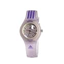 Girls Adidas Purple Sports Rubber Strap Watch