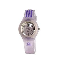 Girls Adidas Purple Sports Rubber Strap Watch