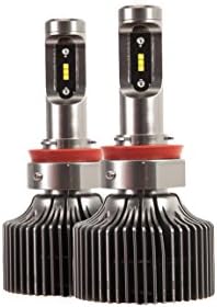 HYAENA LED Headlight Conversion Kit - Adjustable Focus Length, 60W / 8400Lm 6000K Cool White - H11