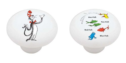 Dr. Seuss Set of 2 Decorative Drawer Knobs