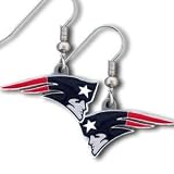 New England Patriots Dangling Earrings - NFL Football Fan Shop Sports Team Merchandise