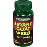 Nature's Bounty Horny Goat Weed with Maca, 60 Capsules (Pack of 2)