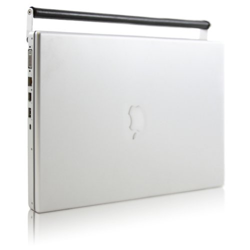 Case-Mate Handle It - 15 Mac Book Laptop Carrying Case, Aluminum Body with Handle, White (72243)