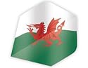 Unicorn Maestro Welsh Dragon darts flights set - PLUS shape