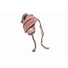 Ladies/Womens Scotland Lion Pink Winter Hat, Thermal Peruvian Hat with Tassels