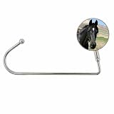 Black Arabian Horse Purse Holder