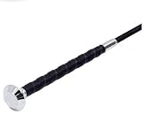 Fleck Dressage Whip with Nickel Cap -03620
