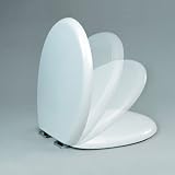 (8402WCS) Curve White Toilet Seat - Soft Close Hinges
