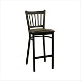 28.5 Legacy Metal Barstool Vinyl: New Soho: Blue Ridge