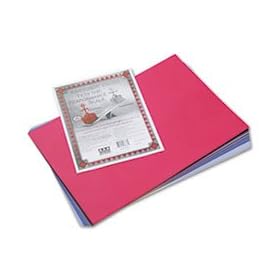 Pacon 103638 - Riverside Construction Paper, 76 lbs., 12 x 18, Assorted, 50 Sheets/Pack-PAC103638