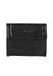 Calvin Klein CCRCJ004-BK Black Lizard Embossed Leather Bi-Fold Wallet