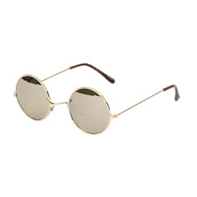 Click here to buy John Lennon Style GOLD Mirror Lens Sunglass - 84rm - Gold Mirror.