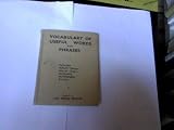 Vocabulary of English - Malay (malaya) - Malay (n.e.i.) Javanese - Sundanese - Dutch